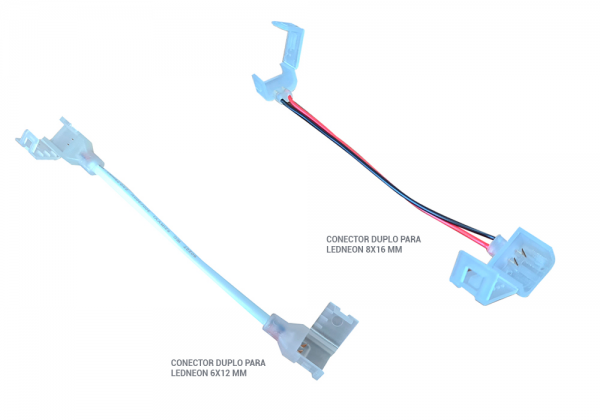 conector duplo para ledneon